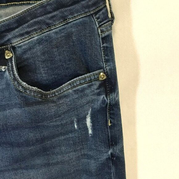 Kut From The Kloth Women's Straight Leg Cropped Jeans Medium Wash Size 16 - Picture 3 of 12